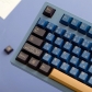 GMK Blue Samurai 104+25 PBT Dye-subbed Keycaps Set Cherry Profile for MX Switches Mechanical Gaming Keyboard